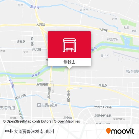 中州大道贾鲁河桥南地图