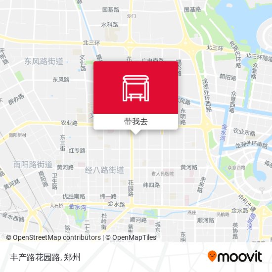 丰产路花园路地图