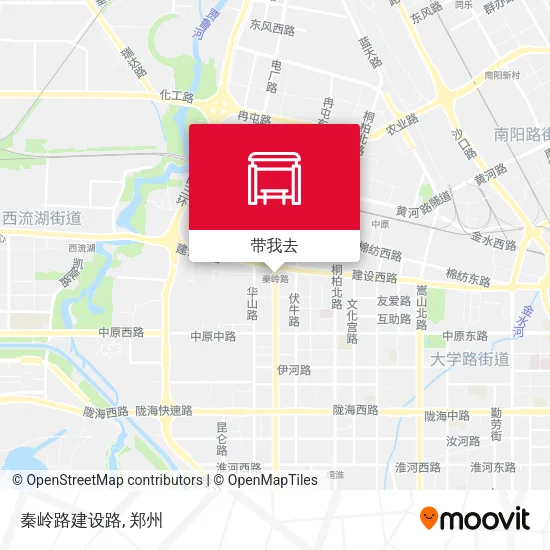 秦岭路建设路地图