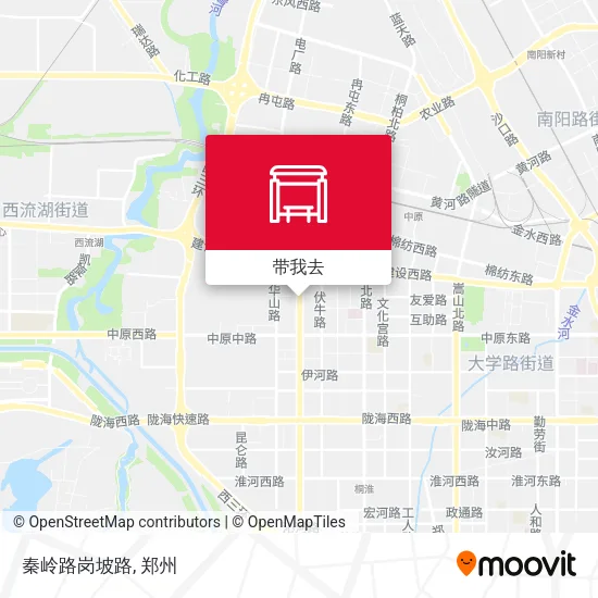 秦岭路岗坡路地图