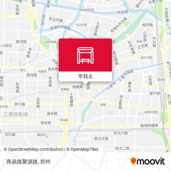 商鼎路聚源路地图