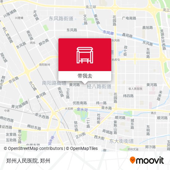郑州人民医院地图