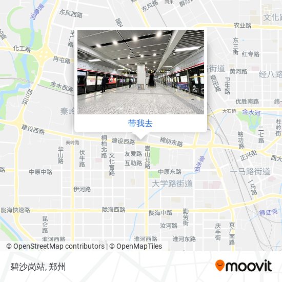 碧沙岗站地图