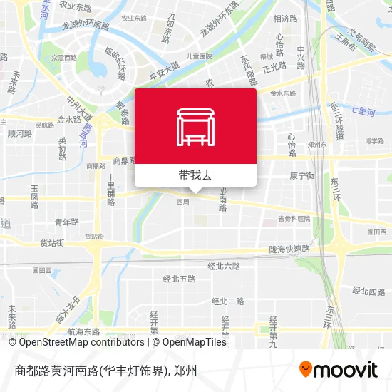 商都路黄河南路(华丰灯饰界)地图