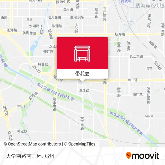 大学南路南三环地图