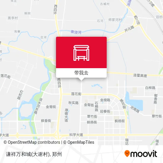 谦祥万和城(大谢村)地图
