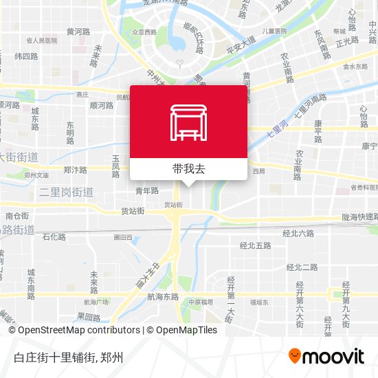 白庄街十里铺街地图
