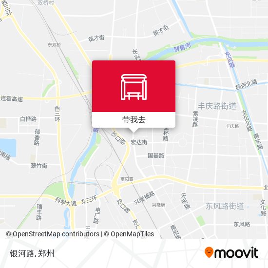 银河路地图