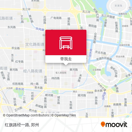 红旗路经一路地图