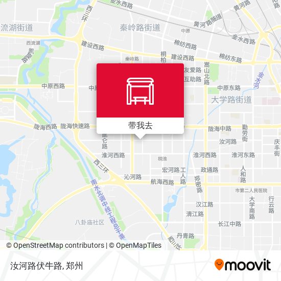 汝河路伏牛路地图