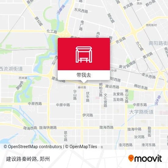 建设路秦岭路地图