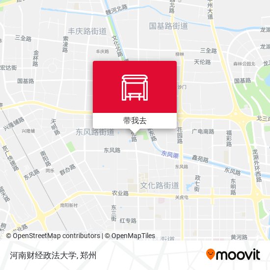 河南财经政法大学地图