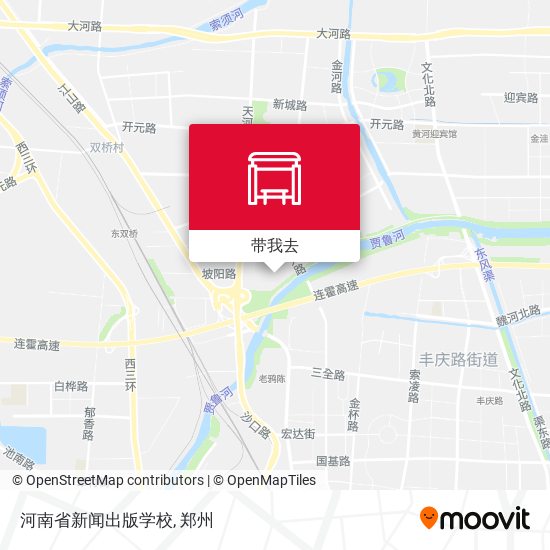 河南省新闻出版学校地图
