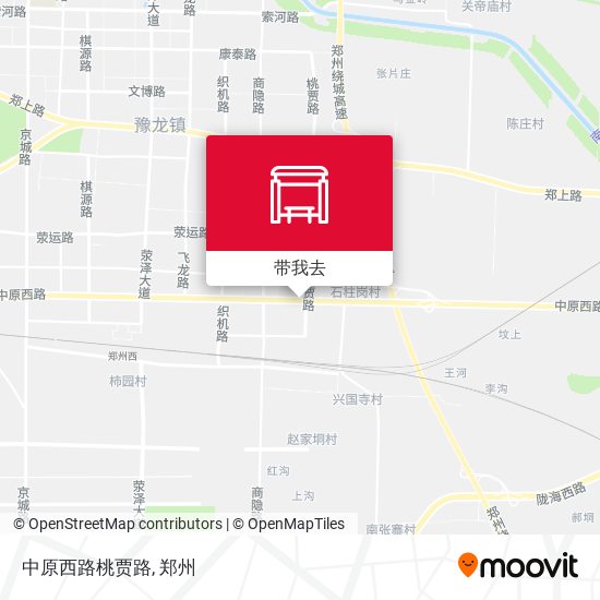 中原西路桃贾路地图