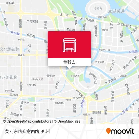 黄河东路众意西路地图