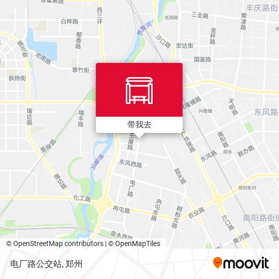 电厂路公交站地图