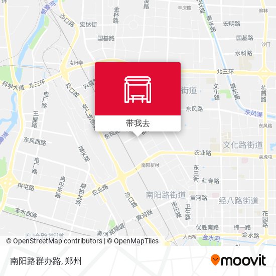 南阳路群办路地图