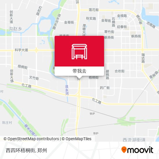 西四环梧桐街地图