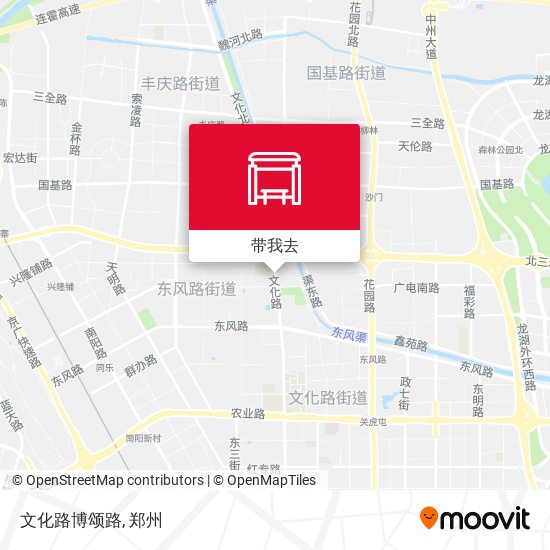文化路博颂路地图