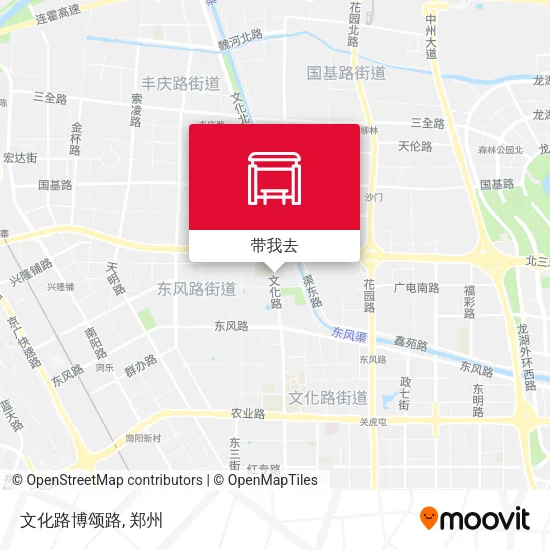 文化路博颂路地图