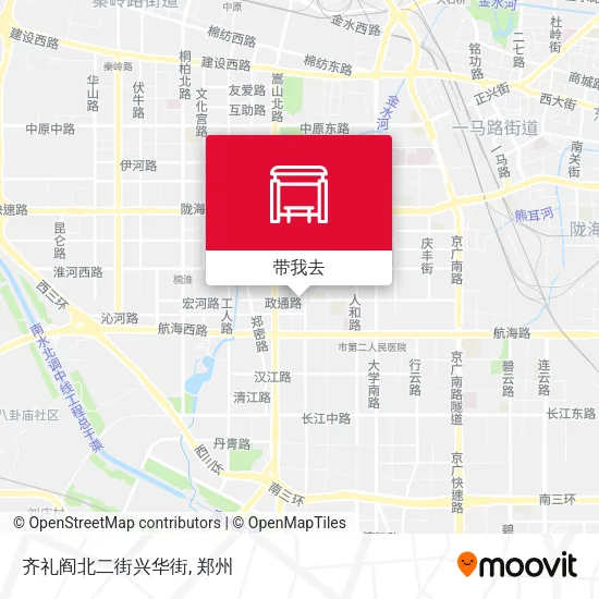 齐礼阎北二街兴华街地图