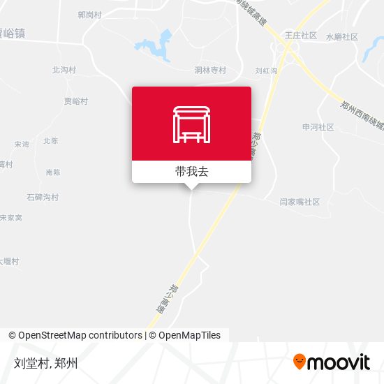刘堂村地图
