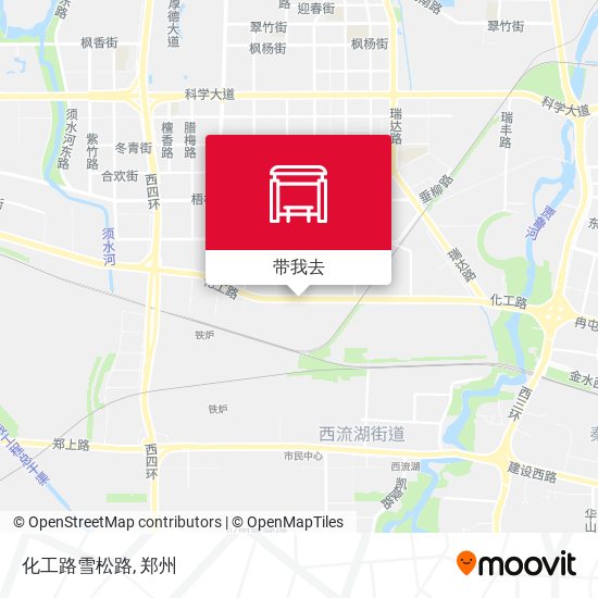 化工路雪松路地图
