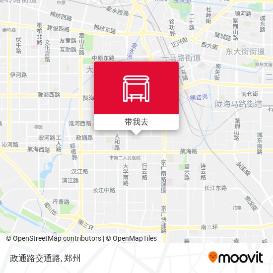 政通路交通路地图