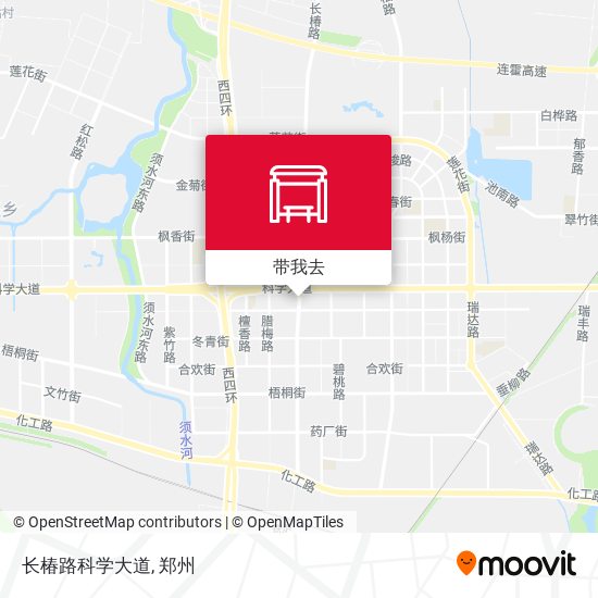 长椿路科学大道地图