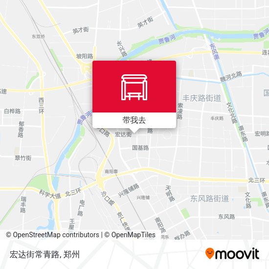 宏达街常青路地图