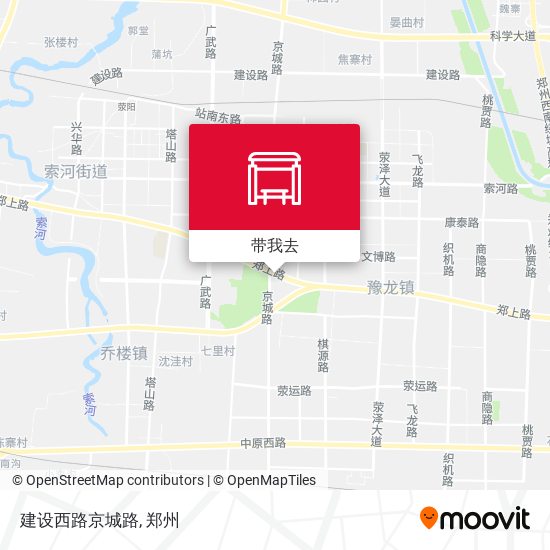 建设西路京城路地图
