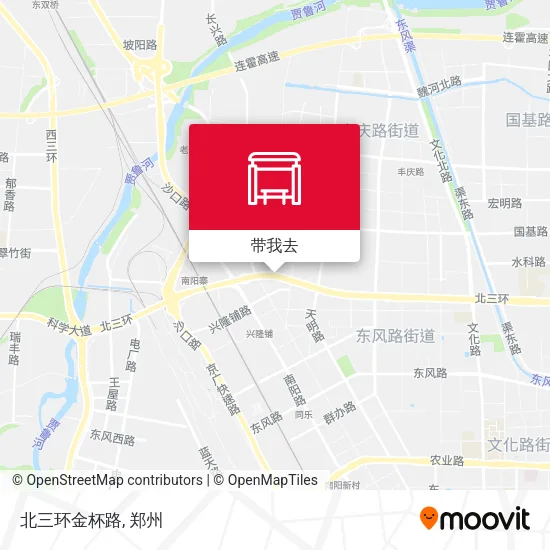 北三环金杯路地图