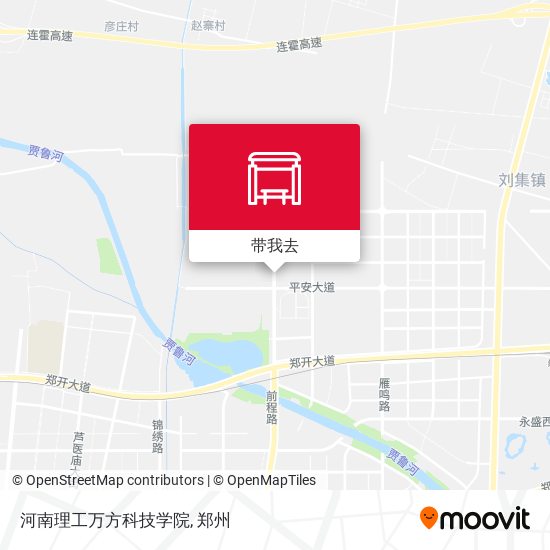 河南理工万方科技学院地图