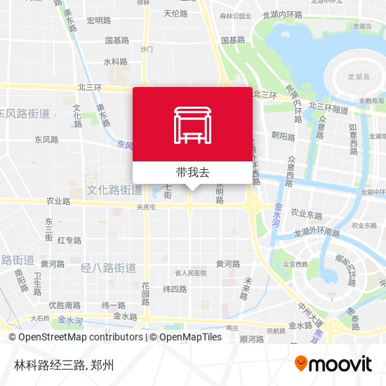 林科路经三路地图