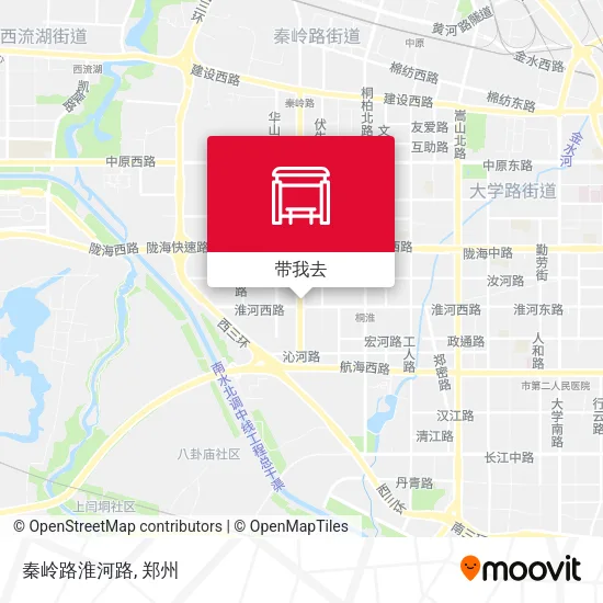 秦岭路淮河路地图