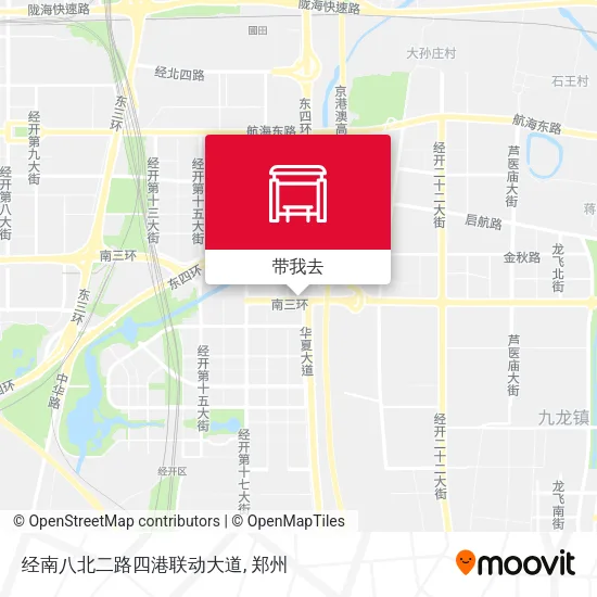 经南八北二路四港联动大道地图