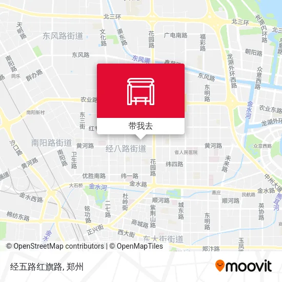 经五路红旗路地图
