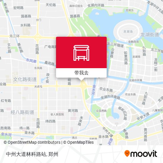 中州大道林科路站地图