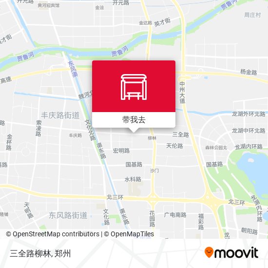 三全路柳林地图