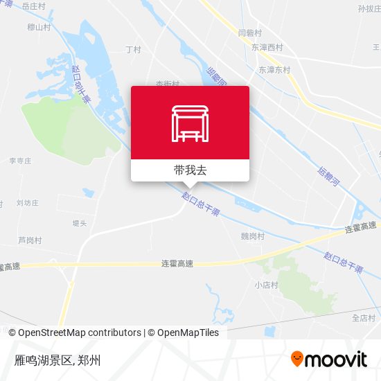 雁鸣湖景区地图