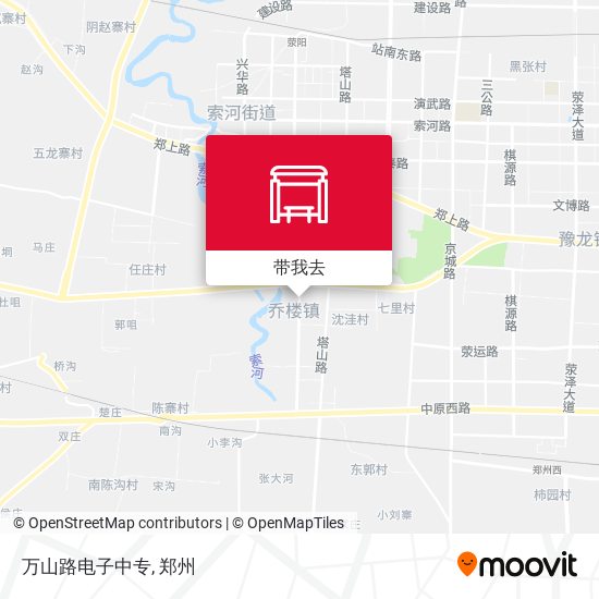 万山路电子中专地图