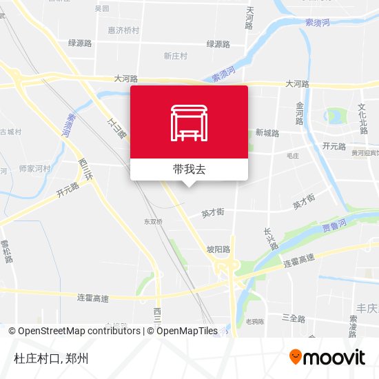 杜庄村口地图