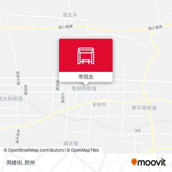 周楼街地图
