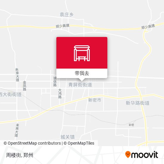 周楼街地图