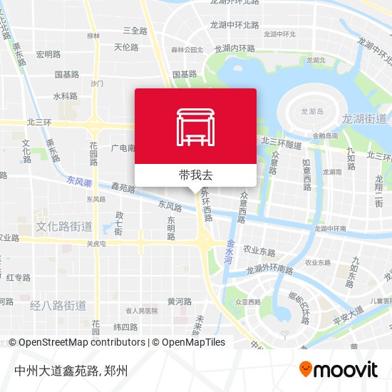 中州大道鑫苑路地图