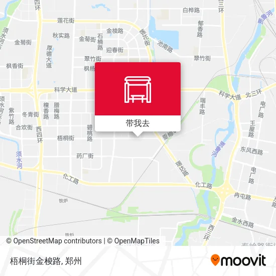梧桐街金梭路地图