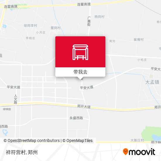 祥符营村地图