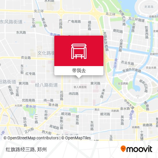 红旗路经三路地图
