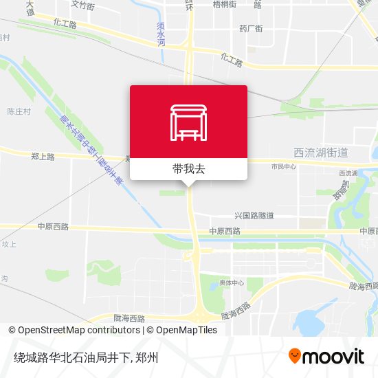 绕城路华北石油局井下地图