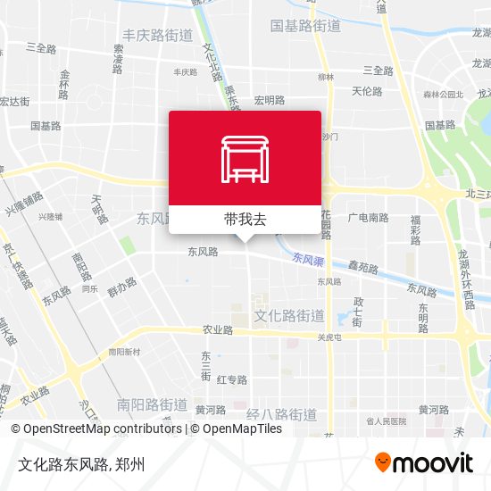 文化路东风路地图